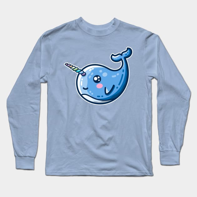 Narwhal hoodie with horn on sale